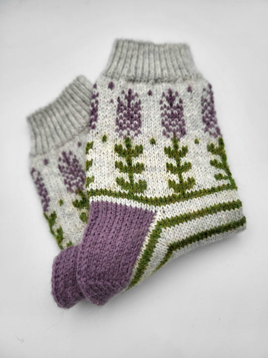 Blooming Lovely Lavender Socks